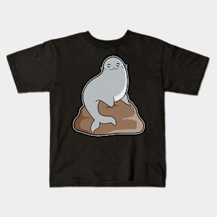 Seal On The Rock Kids T-Shirt